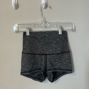 Gray high waist lululemon shorts
